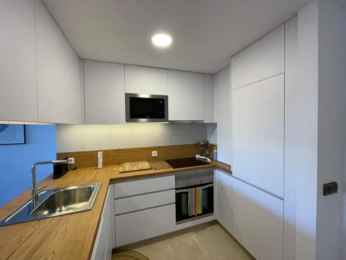 Cuina de Apartament de lloguer en Andratx amb Moblat, Balcó i Piscina comunitària