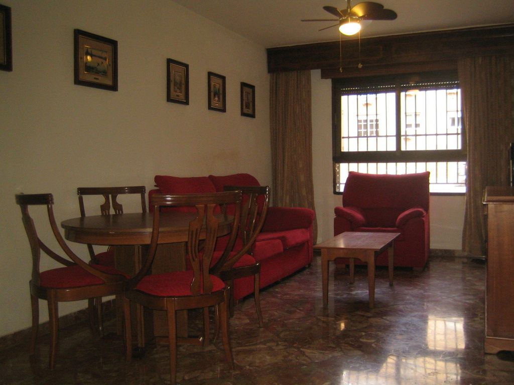 Living room of Apartment to rent in  Granada Capital  with Air Conditioner, Heating and Furnished