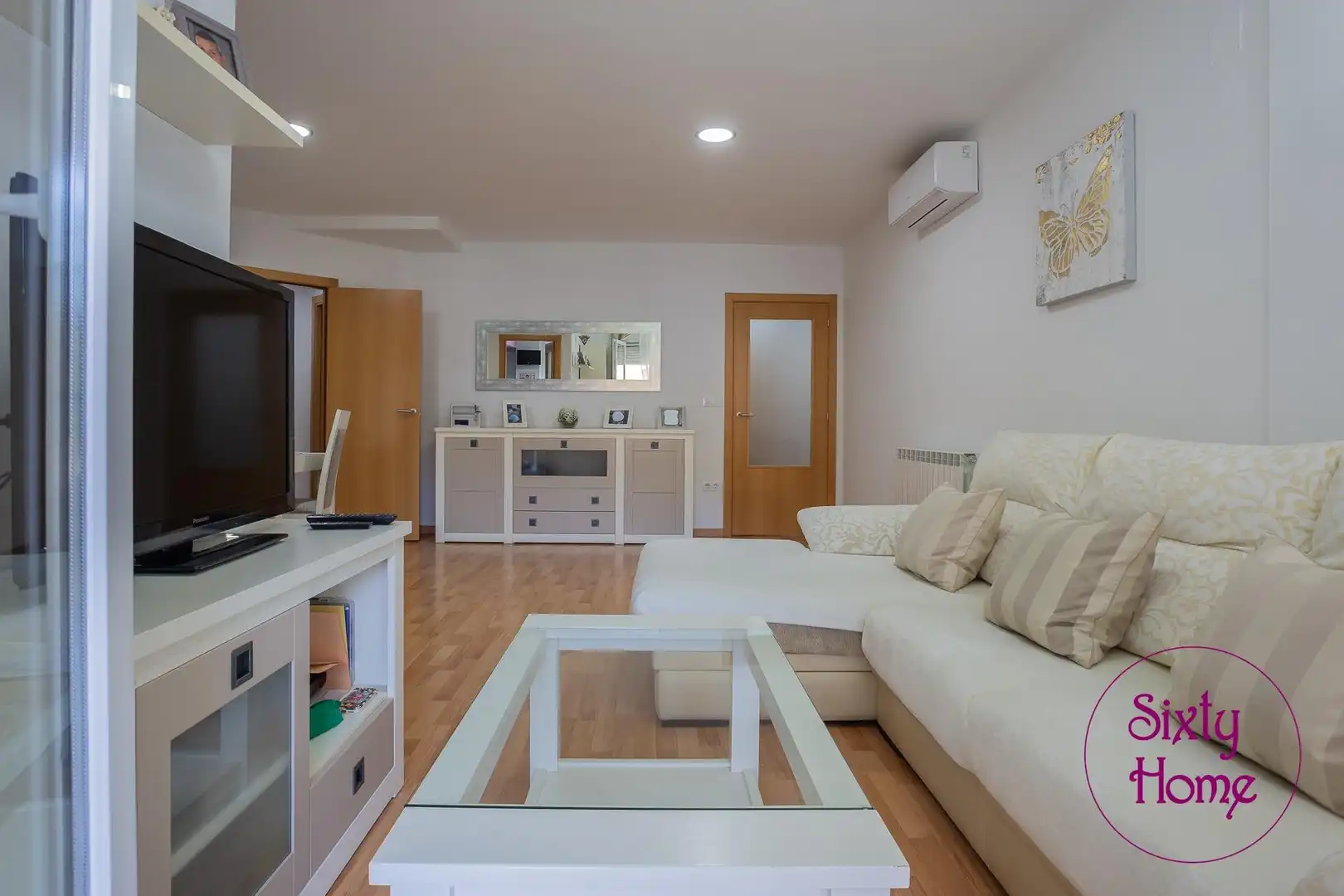 Living room of Flat for sale in Andorra (Teruel)  with Heating, Parquet flooring and Terrace