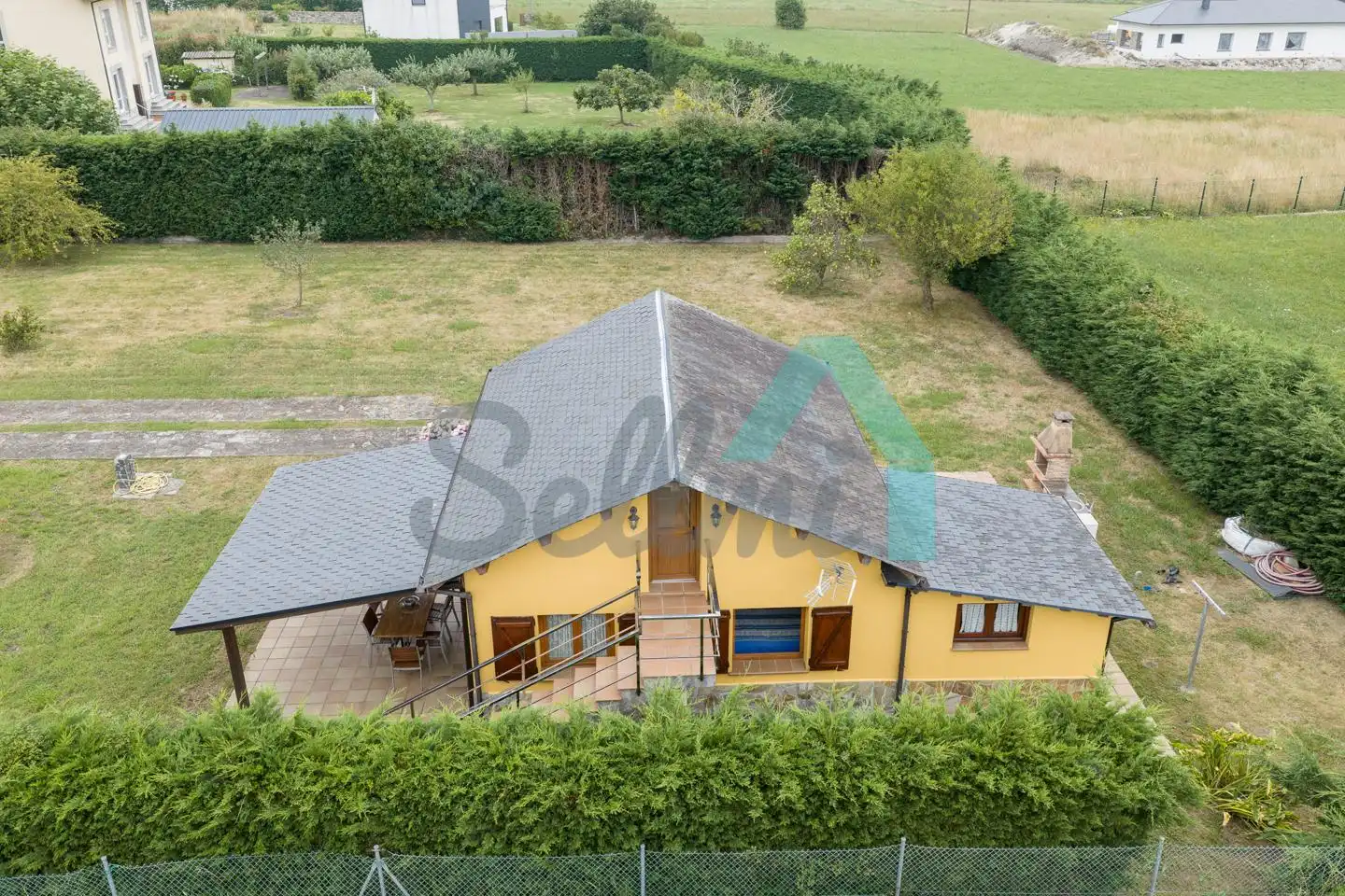 Exterior view of Houses for sale in Valdés - Luarca  with Private garden, Parquet flooring and Terrace
