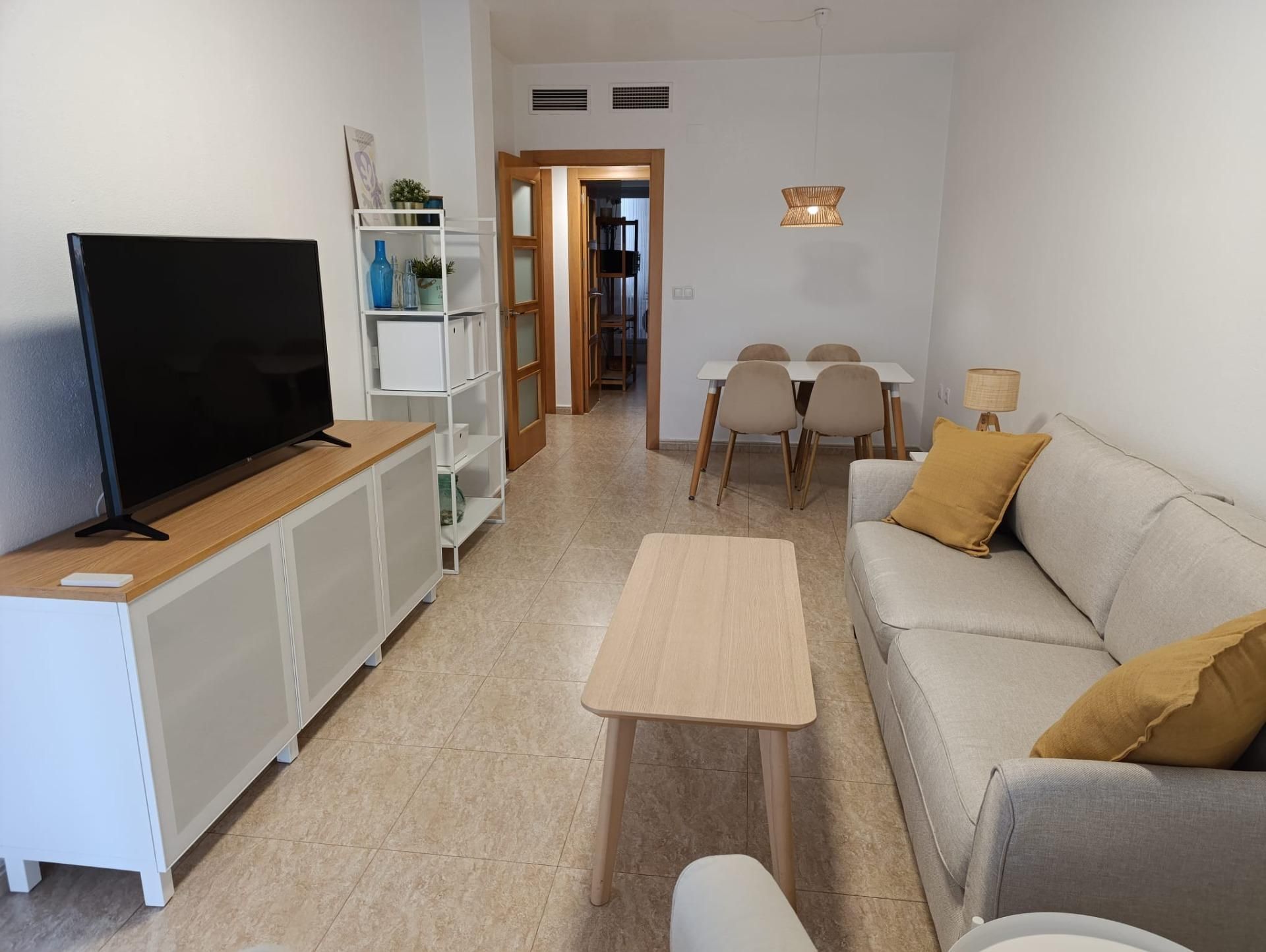 Sala de estar de Piso de alquiler en Alcantarilla con Aire acondicionado y Balcón