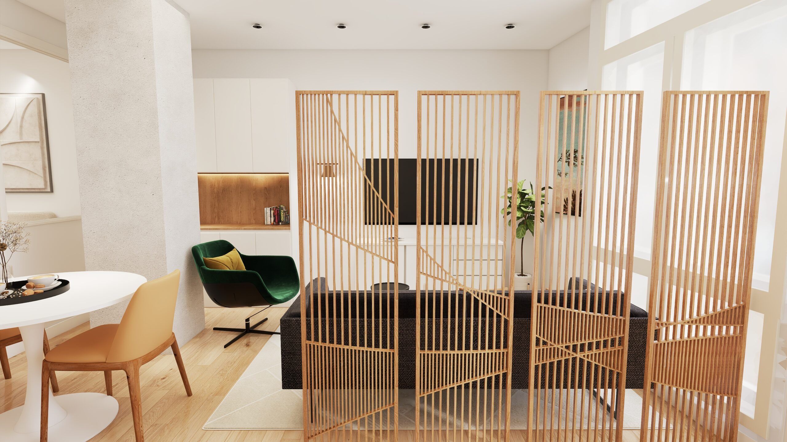 Living room of Study for sale in  Madrid Capital  with Air Conditioner and Heating