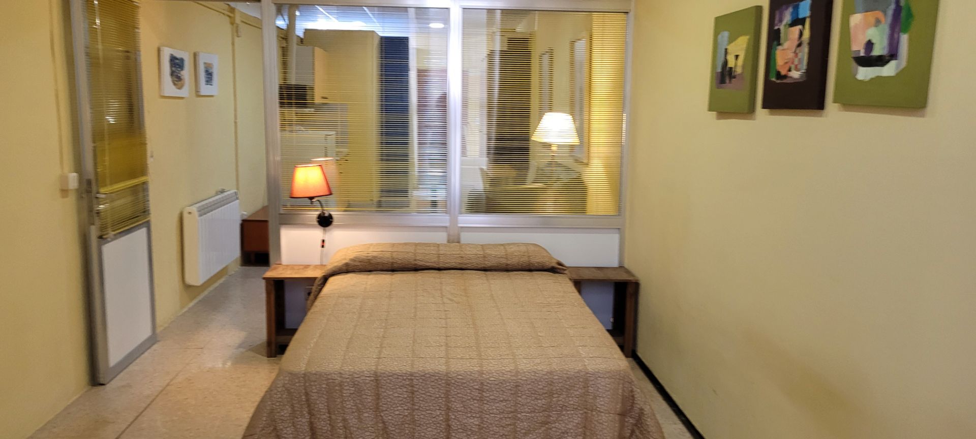 Schlafzimmer von Wohnung miete in Cuenca Capital mit Heizung, Möbliert und Waschmaschine