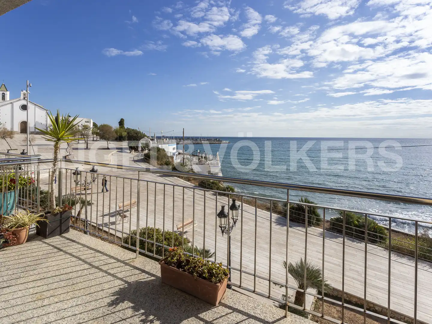 Terraza de Piso de alquiler en Sitges con Aire acondicionado, Calefacción y Parquet