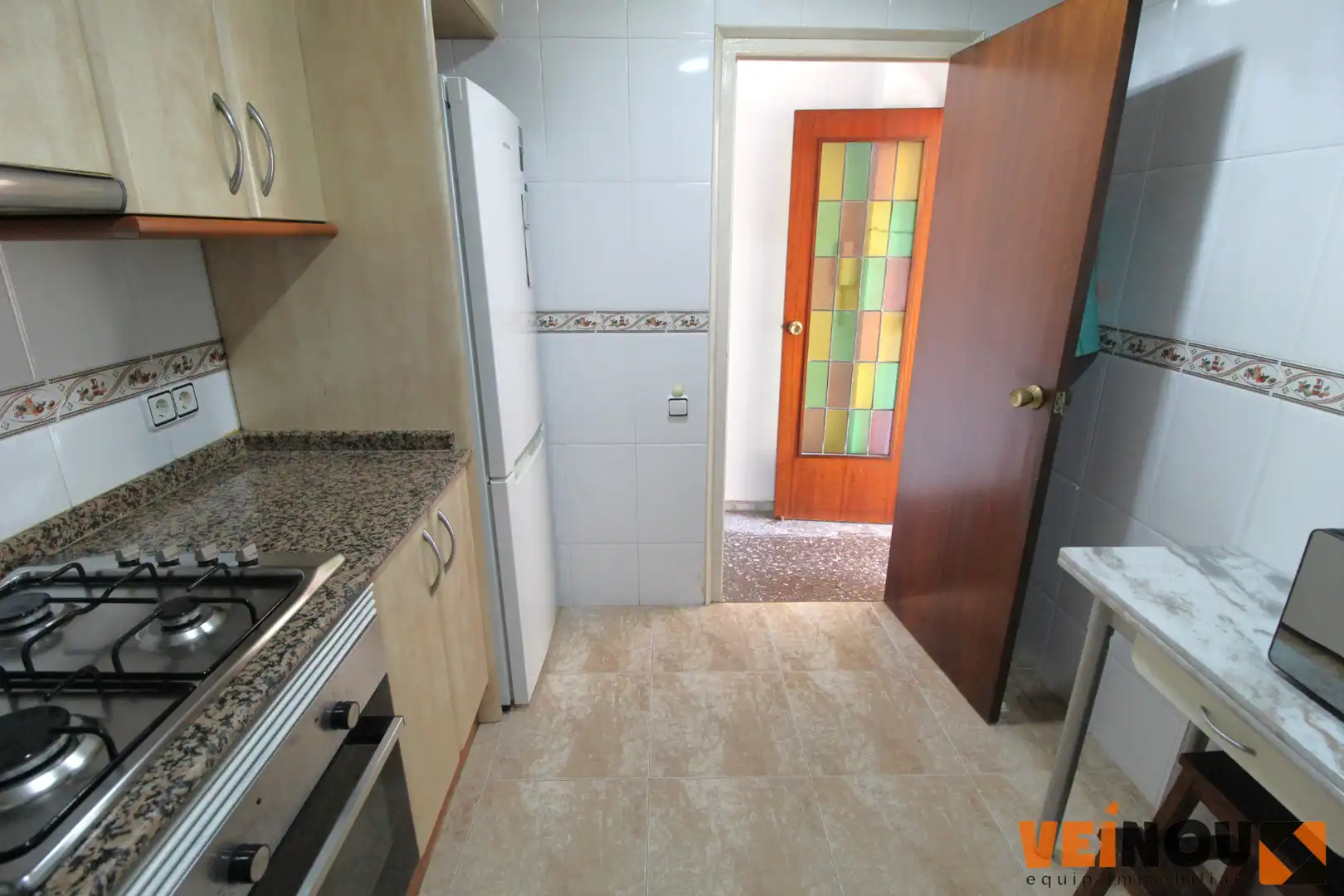 Cocina de Piso en venta en L'Hospitalet de Llobregat con Balcón