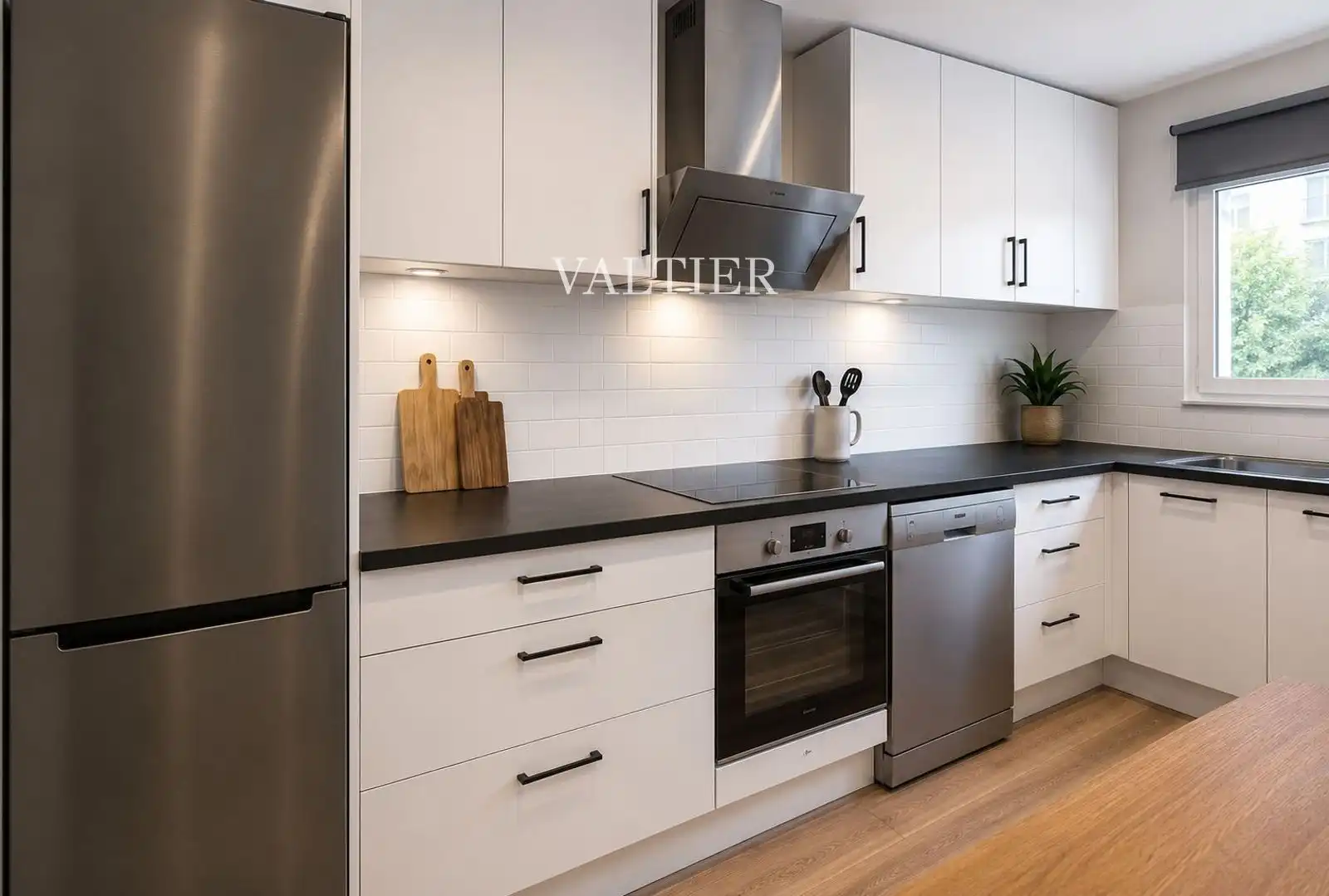 Küche von Wohnung zur Miete in Madrid mit Klimaanlage und Möbliert