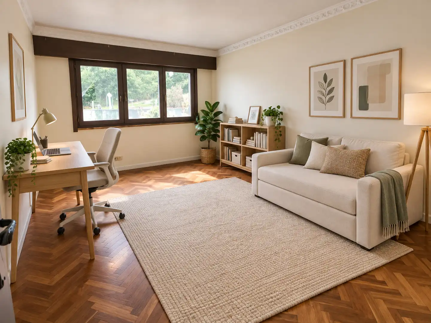 Sala d'estar de Casa o xalet en venda en Arteixo amb Jardí privat i Alarma