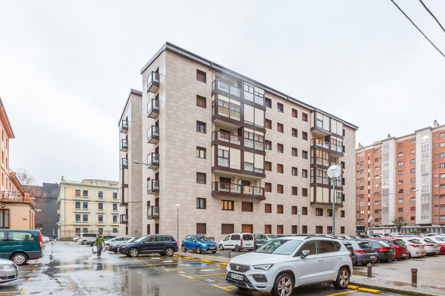 Exterior view of Flat for sale in  Pamplona / Iruña  with Heating and Balcony