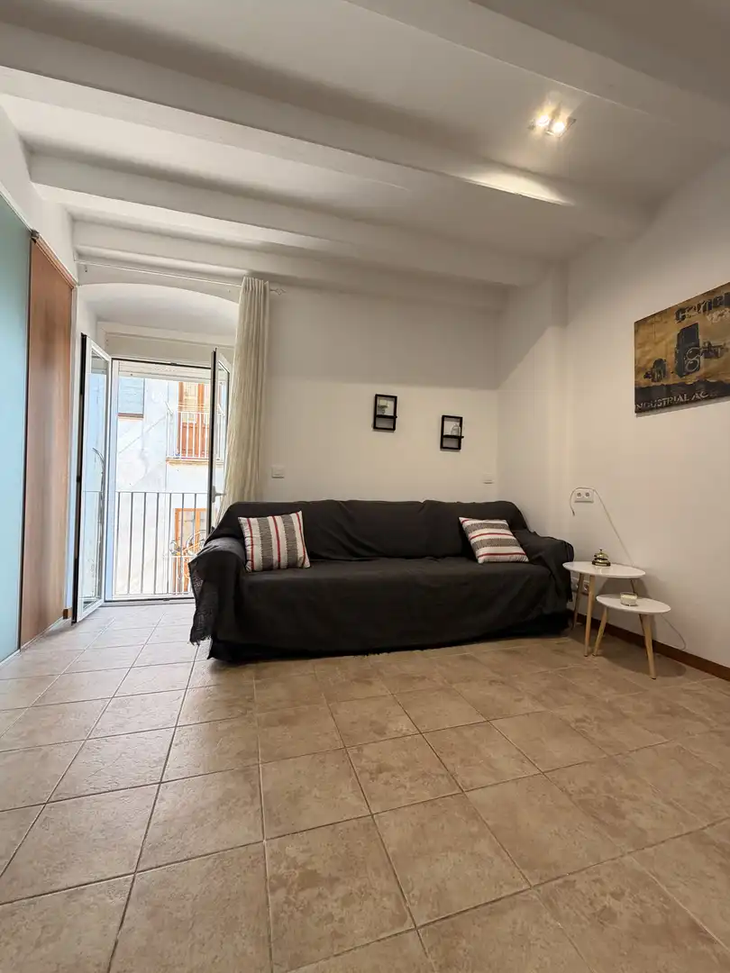 Sala de estar de Piso en venta en Vilanova i la Geltrú con Calefacción