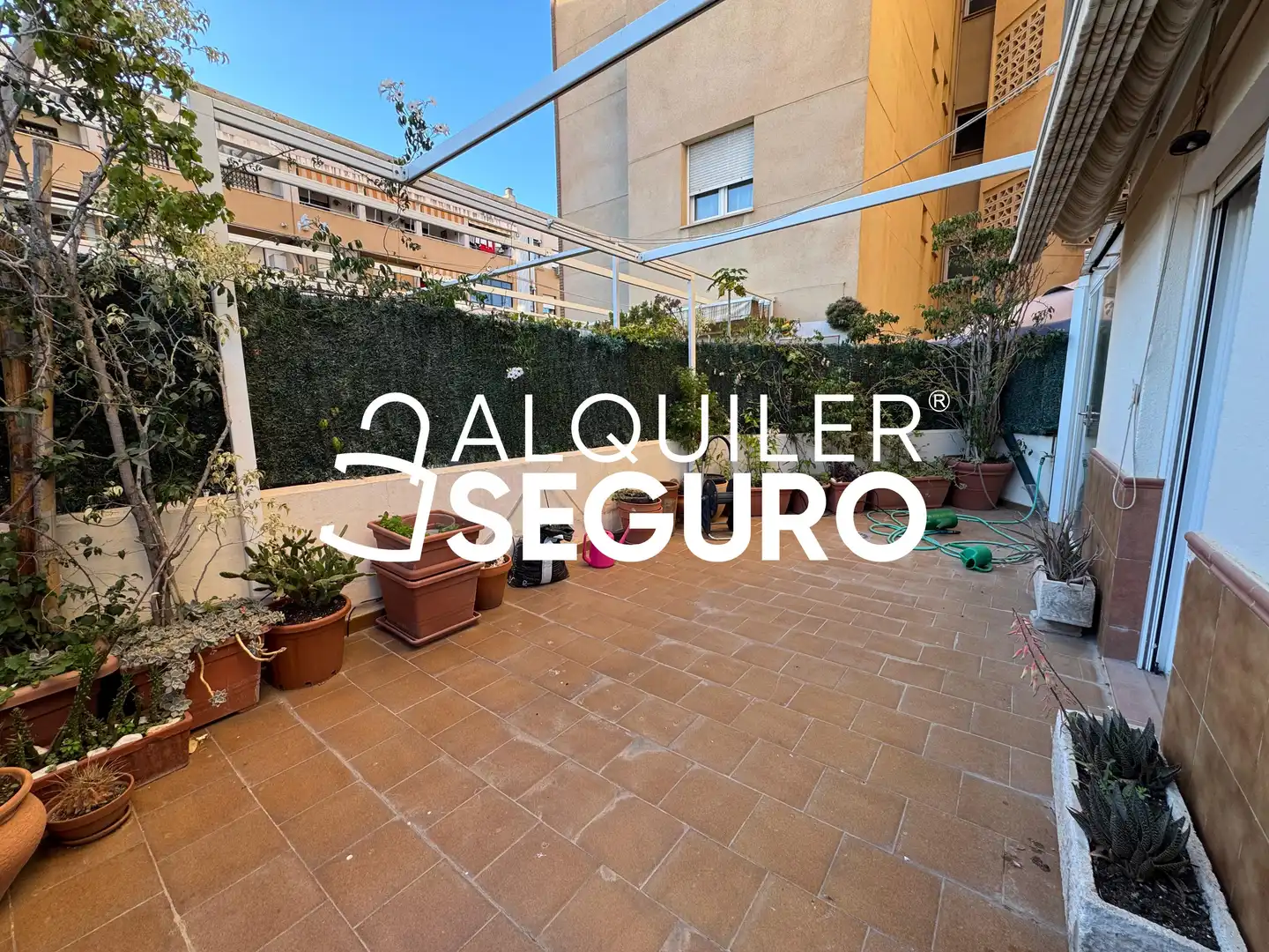 Terraza de Piso de alquiler en Málaga con Aire acondicionado, Terraza y Amueblado