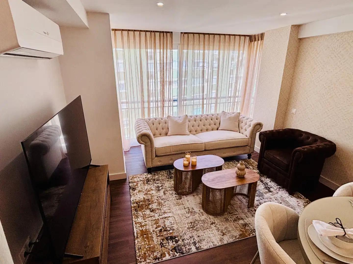 Living room of Apartments for sale in Fuengirola  with Air Conditioner, Heating and Private garden