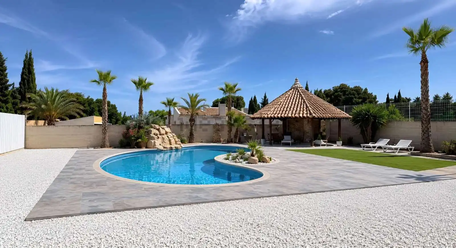 Piscina de Apartamento para compartir en Elche / Elx con Aire acondicionado, Terraza y Amueblado