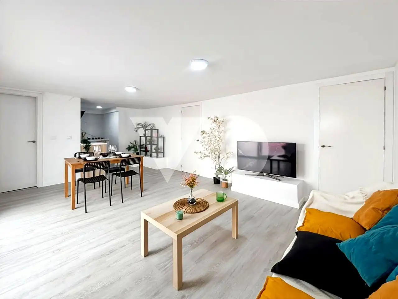 Living room of Ground floor for sale in Madrid  with Heating