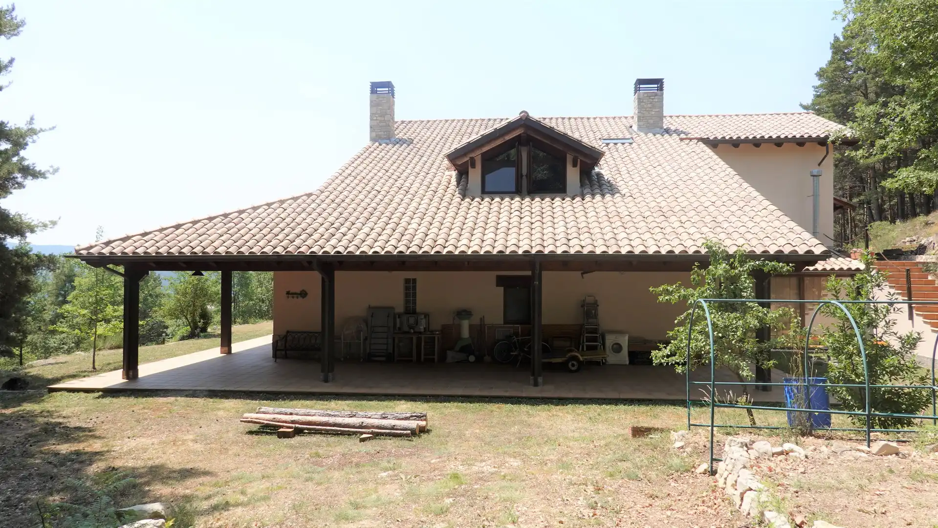 Vista exterior de Casa o chalet en venta en Guixers con Calefacción, Jardín privado y Terraza