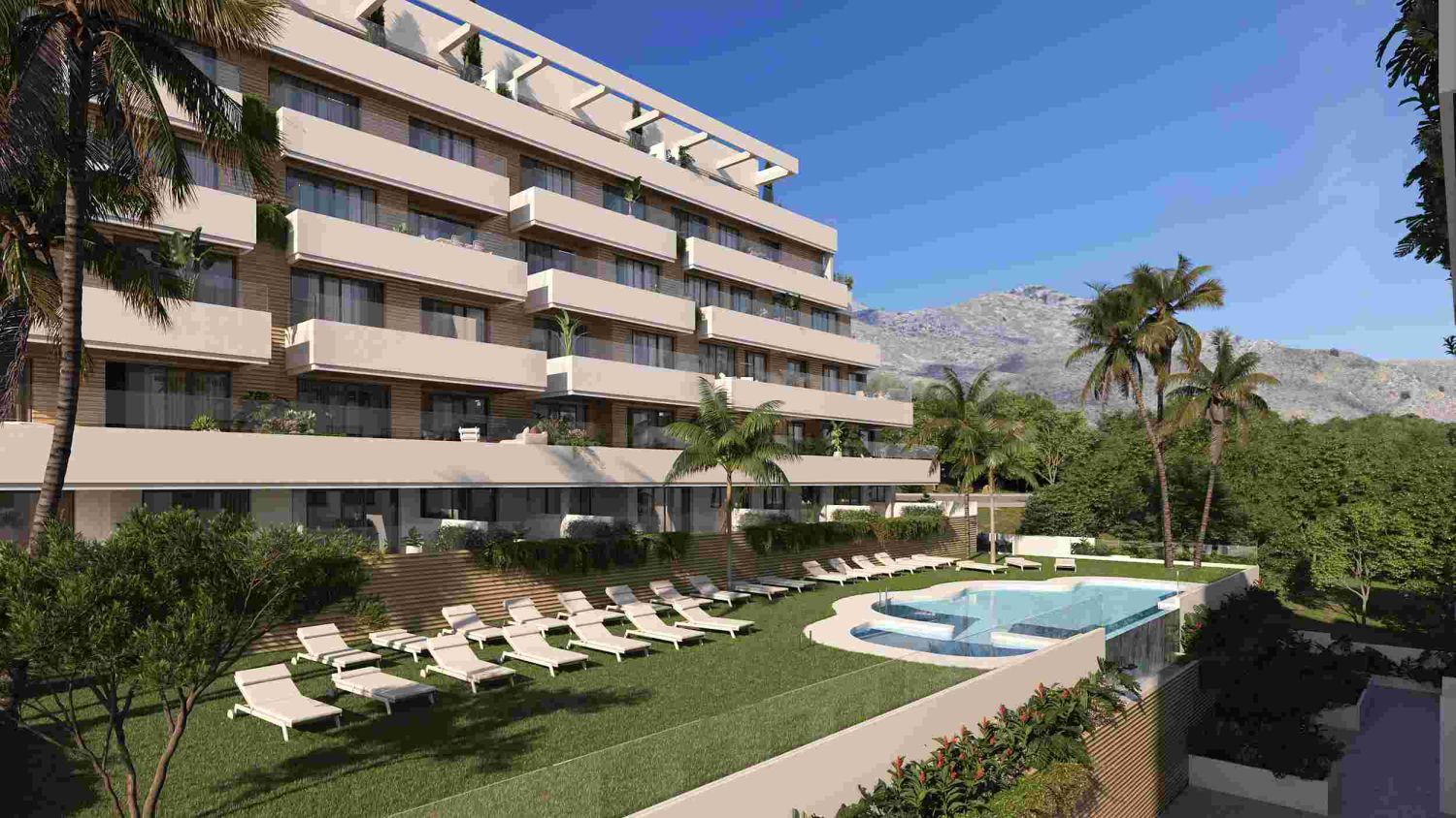 Exterior view of Flat for sale in Torremolinos  with Air Conditioner, Heating and Parquet flooring
