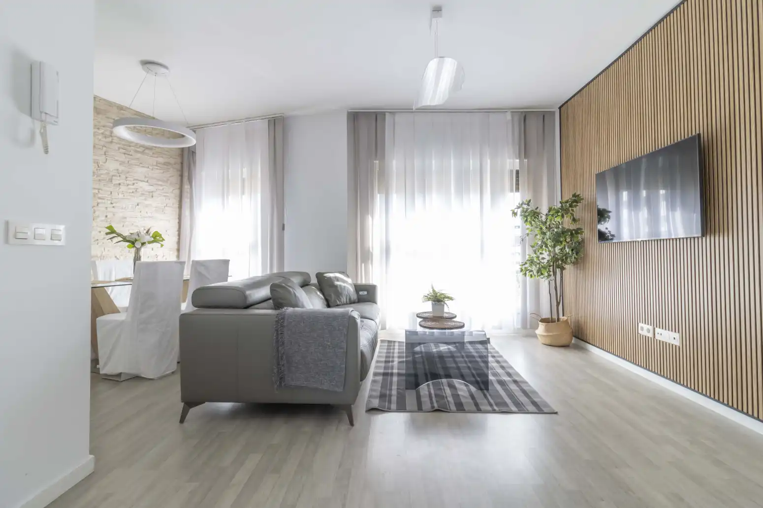 Sala de estar de Piso en venta en Sevilla con Aire acondicionado, Calefacción y Jardín privado
