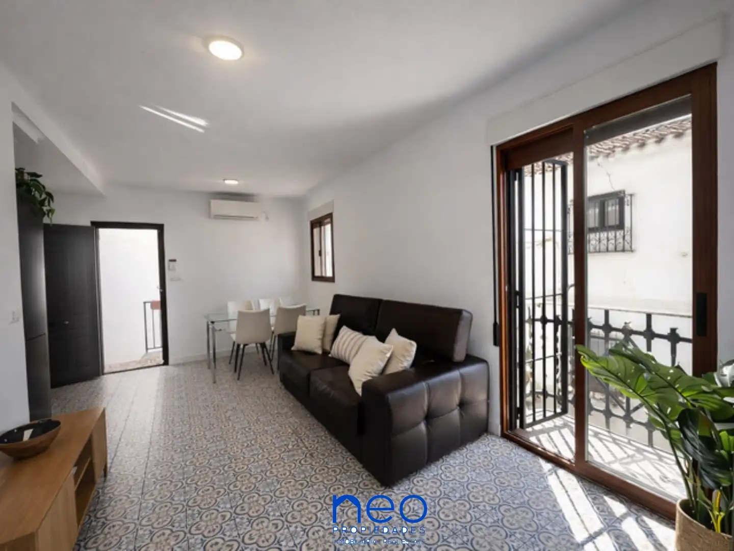 Sala d'estar de Apartament de lloguer en Altea amb Aire condicionat, Calefacció i Balcó