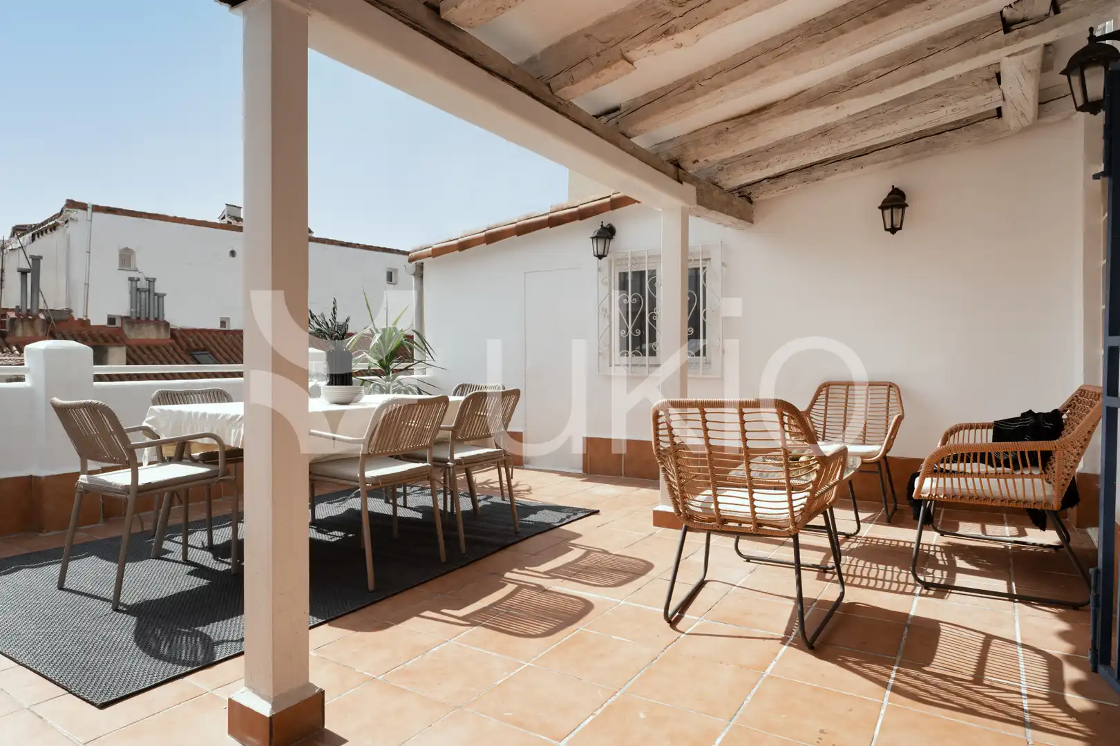Terrace of Apartments for rent in Madrid  with Air Conditioner, Heating and Terrace