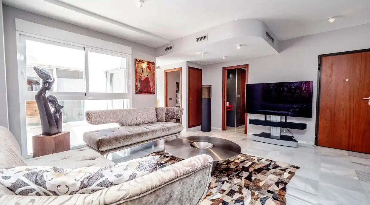 Living room of Attic for sale in Dénia  with Air Conditioner, Heating and Terrace