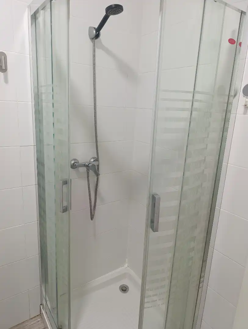 Baño de Apartamento de alquiler en Málaga con Aire acondicionado, Amueblado y Horno