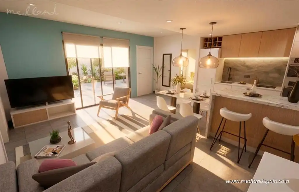 Living room of Houses for sale in Torre-Pacheco  with Private garden, Terrace and Swimming Pool