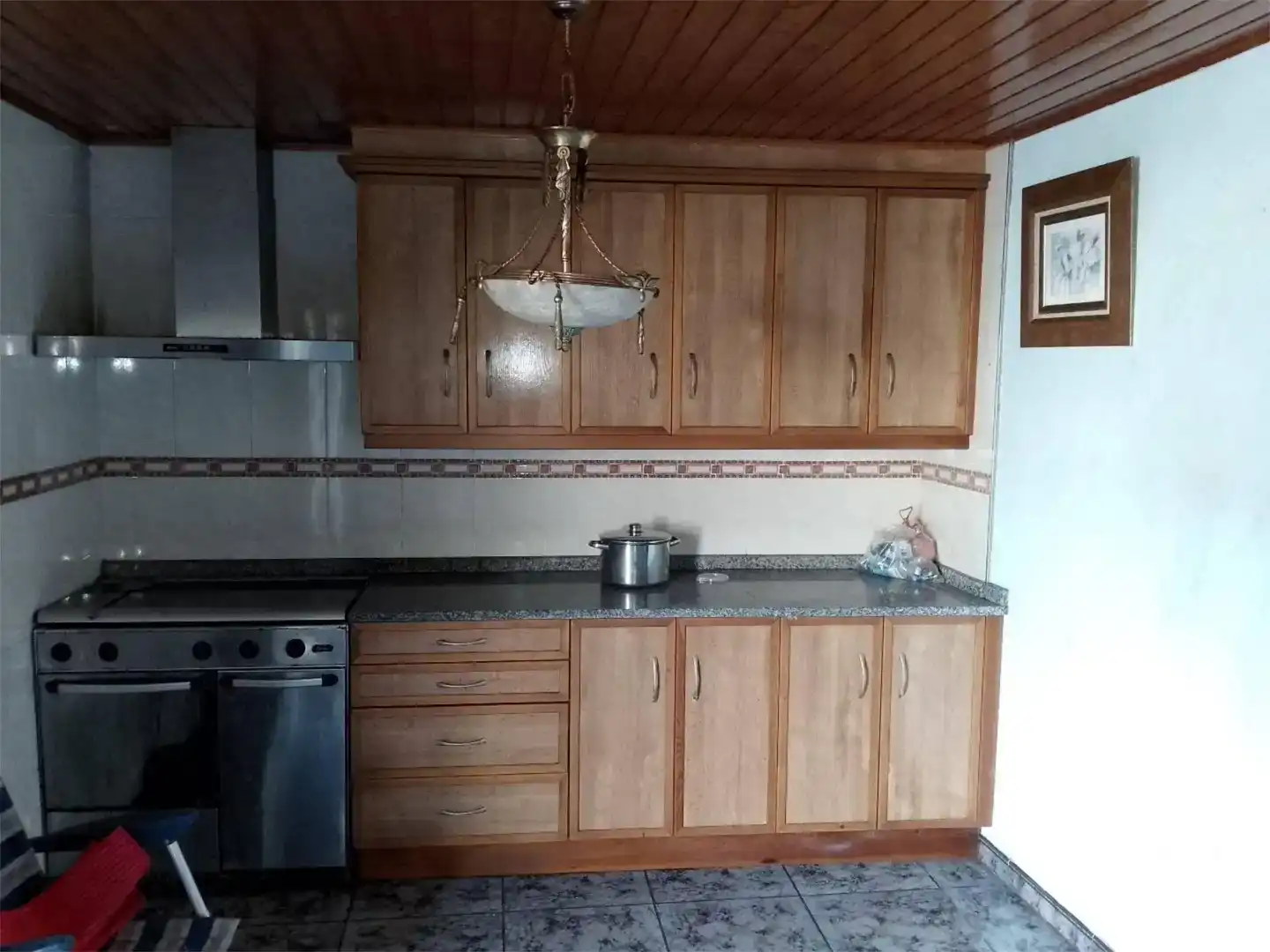 Cocina de Piso en venta en Curtis con Jardín privado, Parquet y Trastero