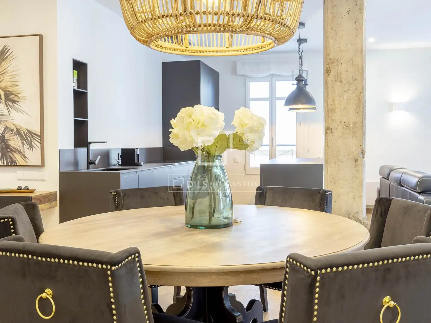Comedor de Piso de alquiler en Valencia con Aire acondicionado, Calefacción y Parquet