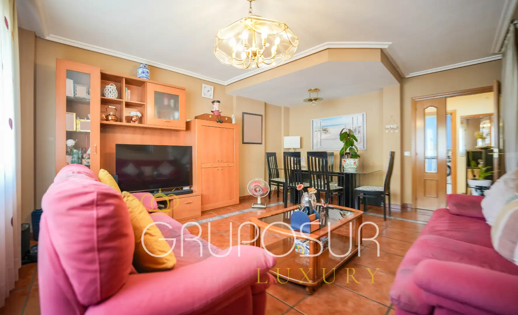 Sala de estar de Casa adosada en venta en La Flecha - Monasterio del Prado