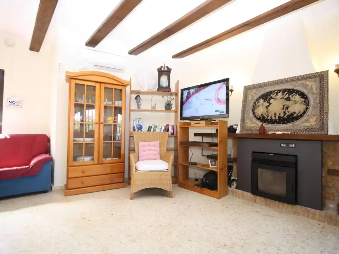 Sala d'estar de Casa o xalet en venda en Els Poblets amb Aire condicionat i Piscina