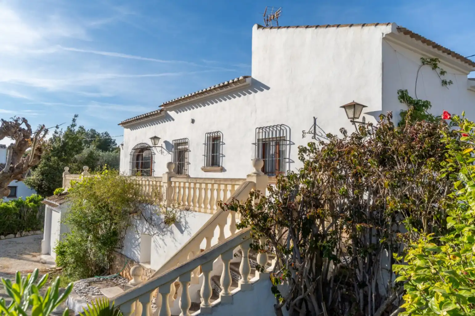 Exterior view of Houses for sale in Jávea / Xàbia  with Air Conditioner, Heating and Private garden