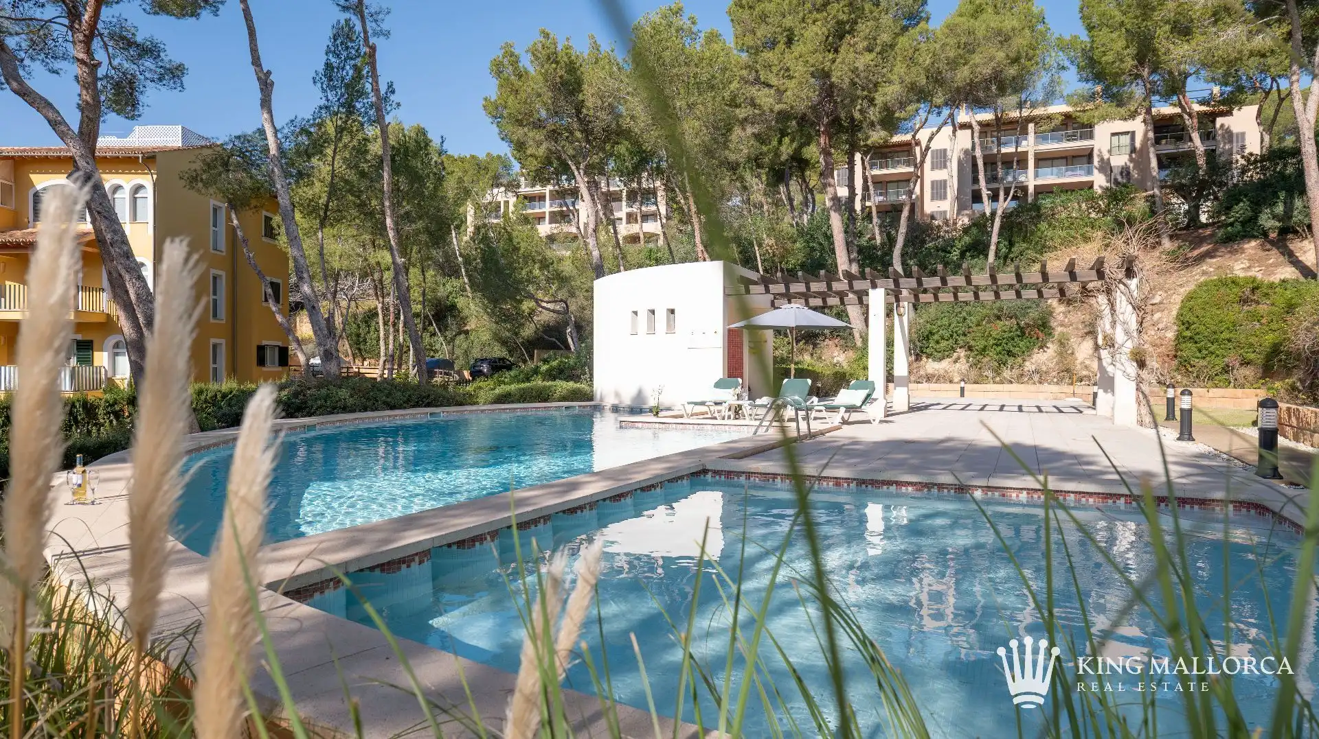 Piscina de Apartamento de alquiler en Calvià con Aire acondicionado, Calefacción y Terraza
