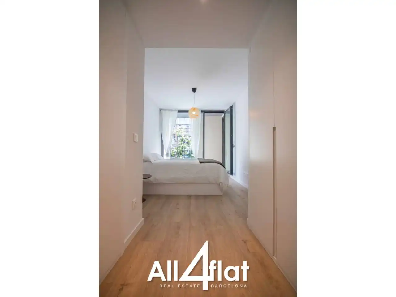 Bedroom of Flat for rent in Barcelona  with Air Conditioner, Heating and Furnished