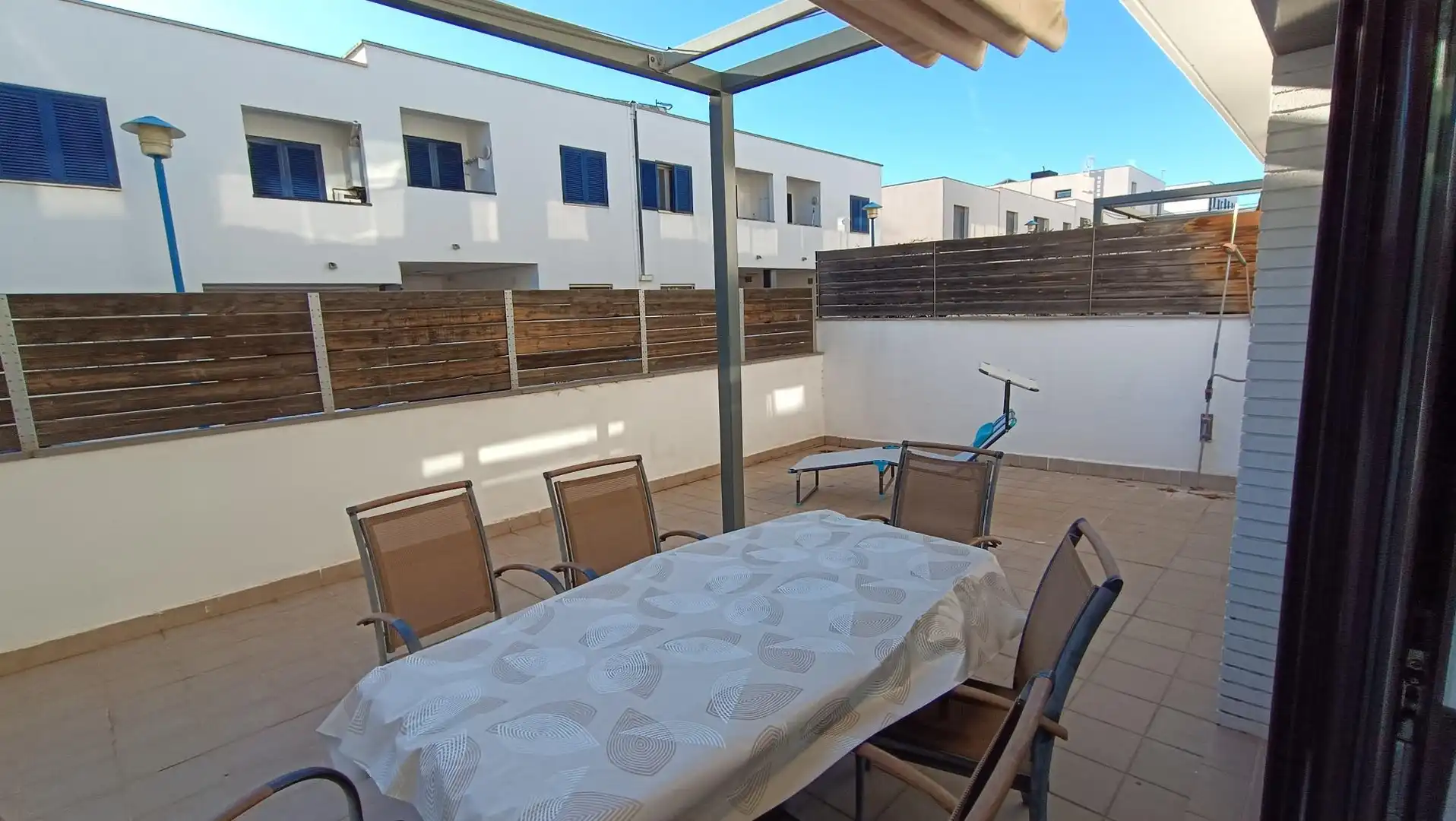 Terrasse von Erdgeschoss zur Miete in Palamós mit Heizung, Terrasse und Balkon