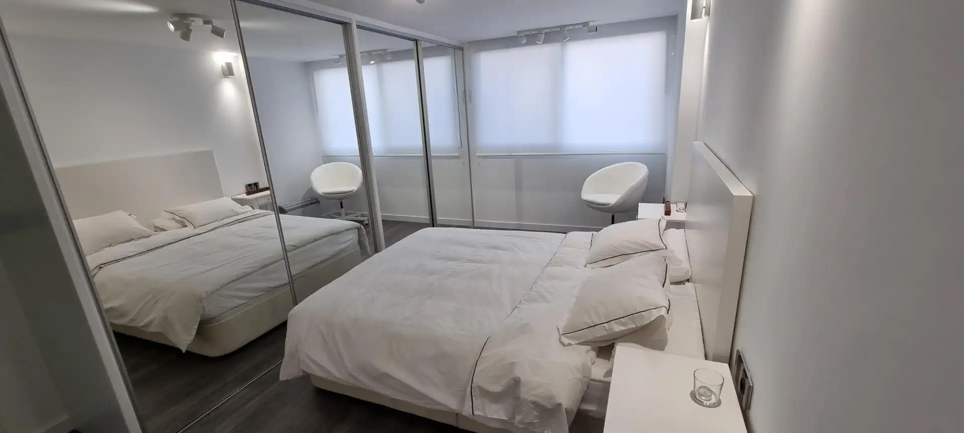 Dormitori de Apartament de lloguer en Alicante / Alacant amb Aire condicionat i Moblat