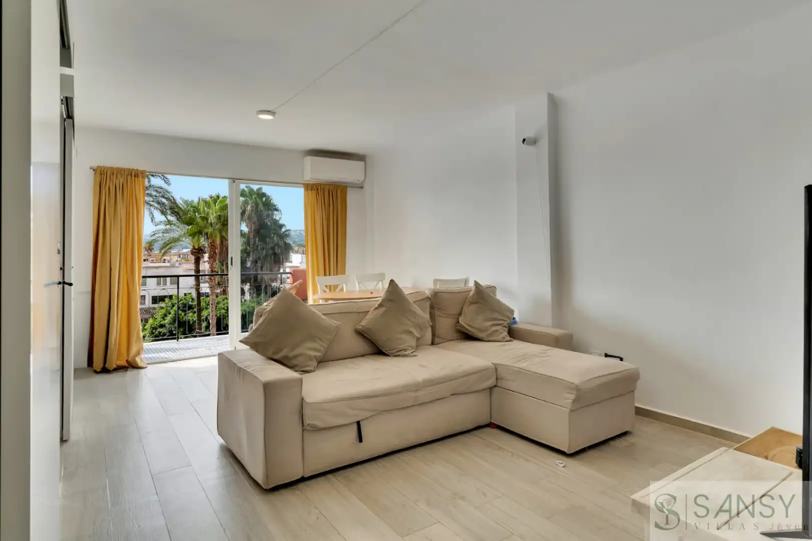 Sala de estar de Apartamento en venta en Jávea / Xàbia con Aire acondicionado, Calefacción y Terraza