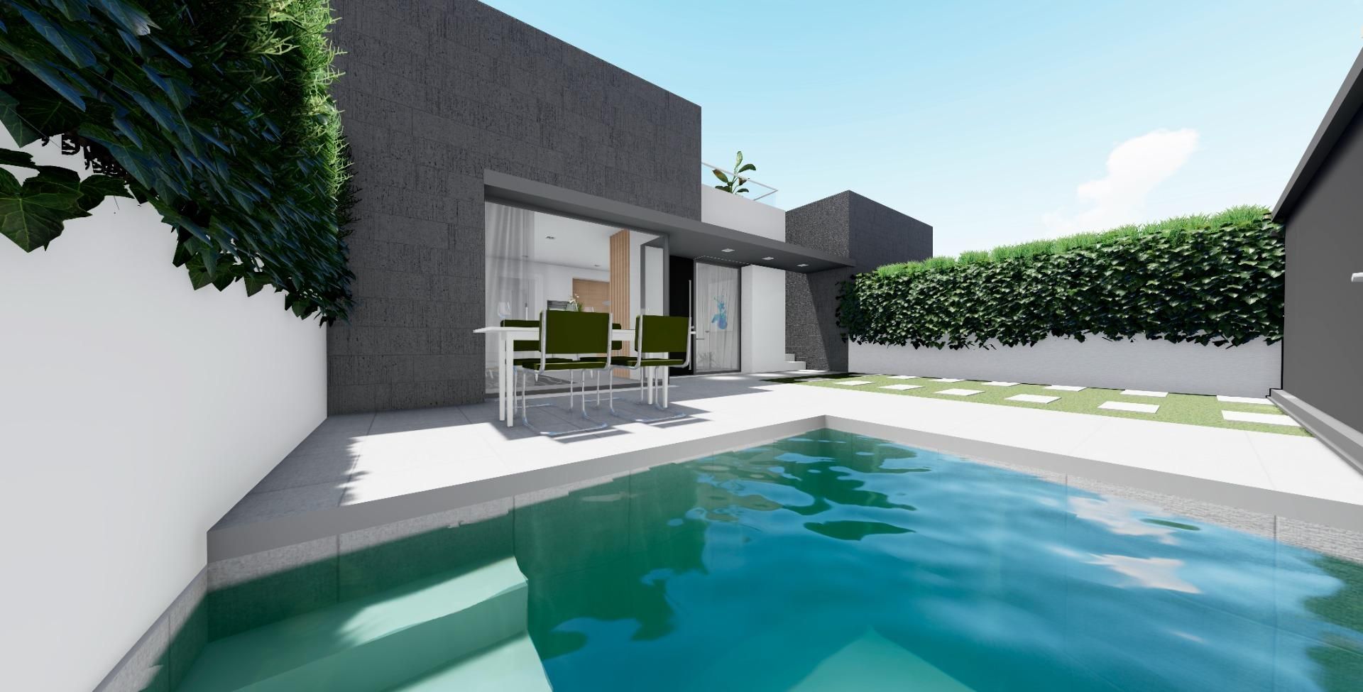 Swimming pool of House or chalet for sale in Pulpí  with Air Conditioner, Heating and Private garden