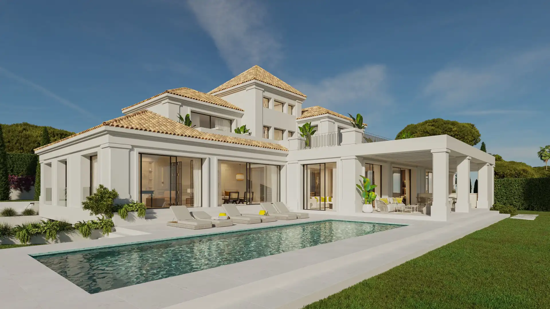 Villa mit Pool zum Verkauf in Nueva Andalucía