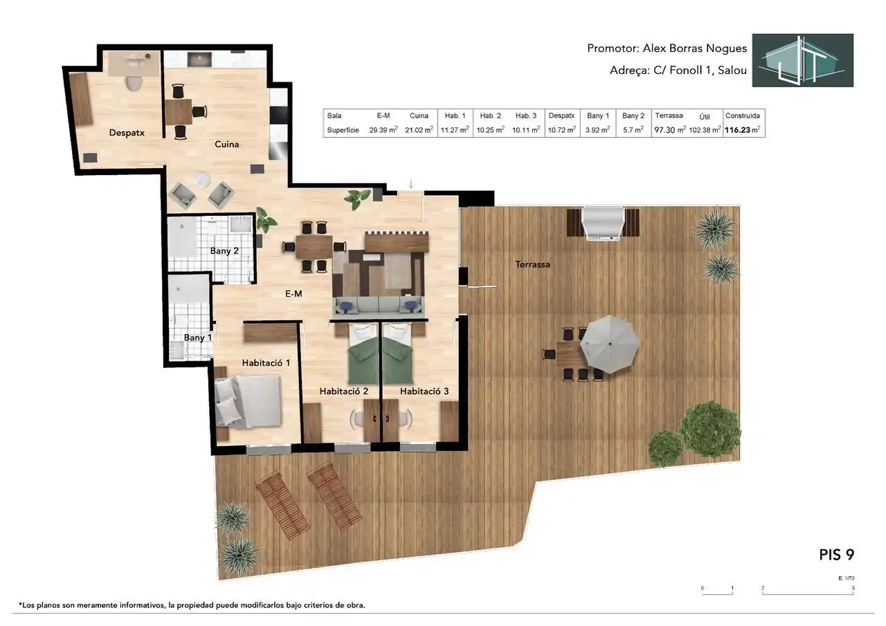 Piso con piscina en venta en Carrer del Fonoll, imagen 2