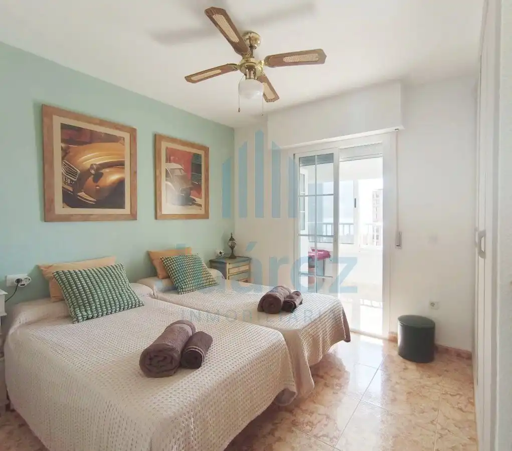Schlafzimmer von Wohnung zur Miete in Alicante / Alacant mit Klimaanlage, Terrasse und Möbliert