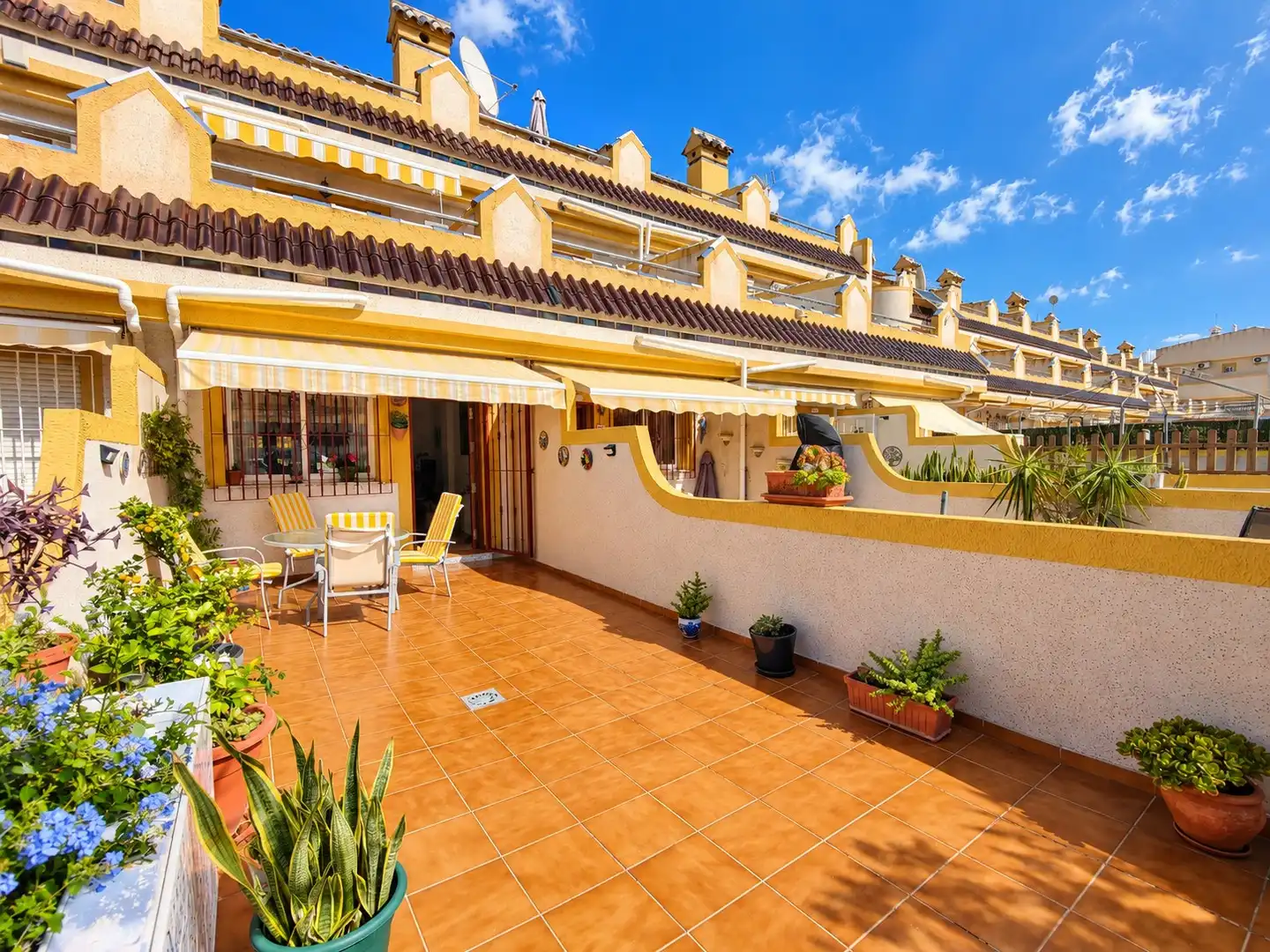 Terrassa de Casa adosada en venda en Orihuela Costa