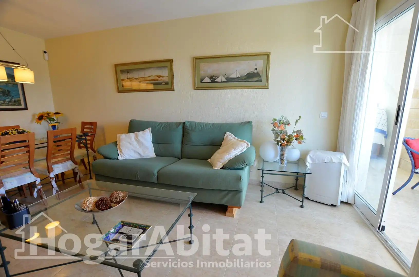 Sala de estar de Ático en venta en Alicante / Alacant con Calefacción, Jardín privado y Terraza