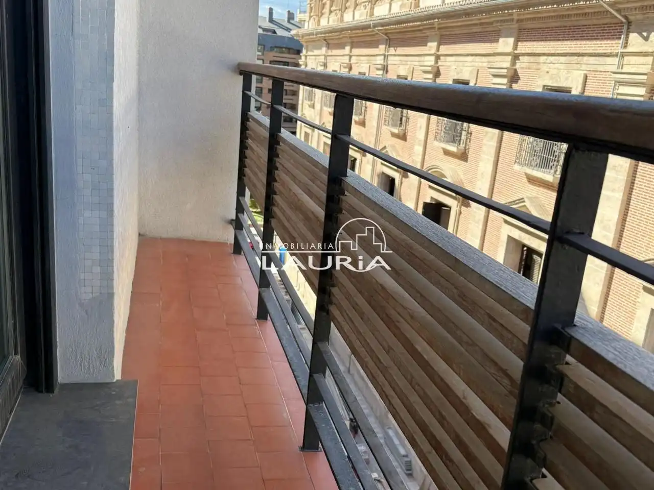 Balcony of Flat for rent in Valencia  with Air Conditioner, Parquet flooring and Furnished