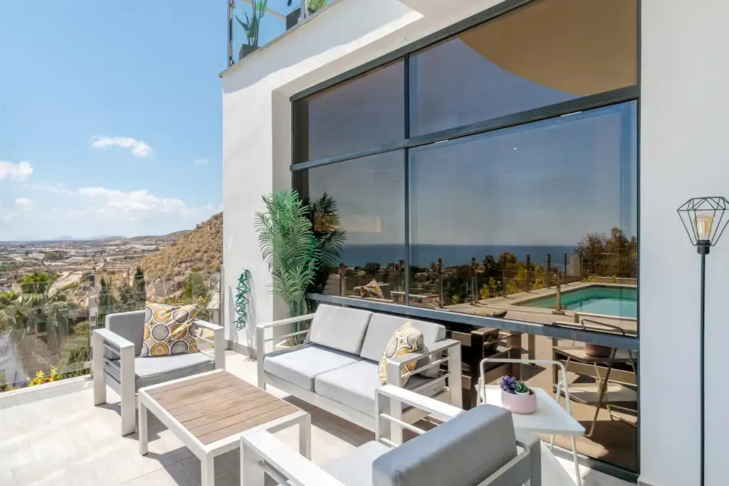 Terrace of Houses for sale in El Campello  with Air Conditioner, Private garden and Swimming Pool