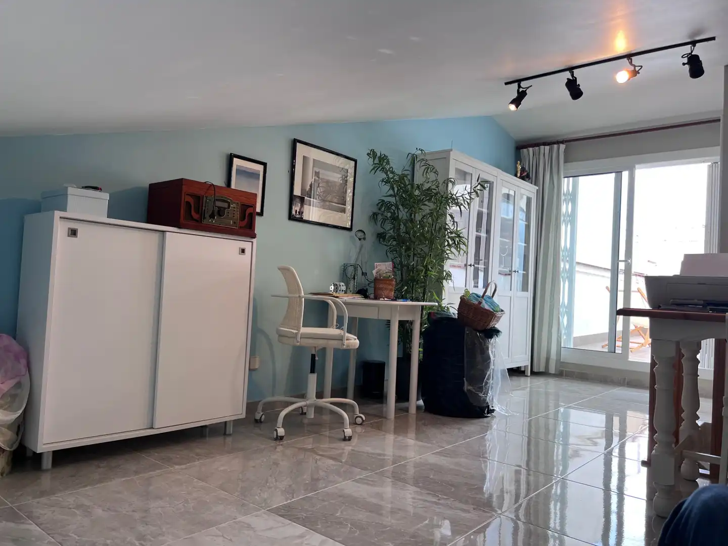 Sala de estar de Casa o chalet en venta en Badalona con Aire acondicionado, Calefacción y Terraza