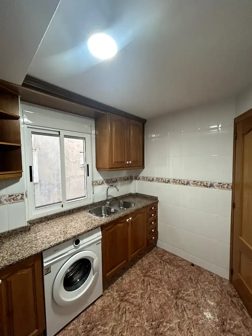 Kitchen of Flat for rent in Cartagena  with Terrace, Furnished and Oven