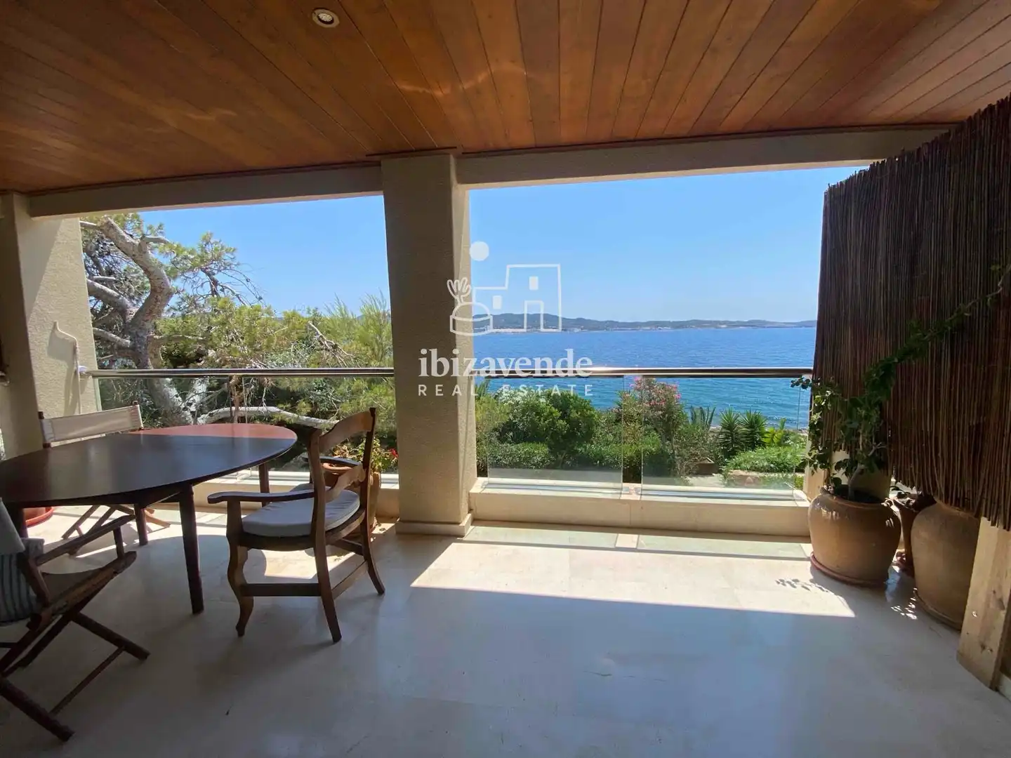 Jardín de Dúplex de alquiler en Sant Antoni de Portmany con Aire acondicionado, Jardín privado y Terraza
