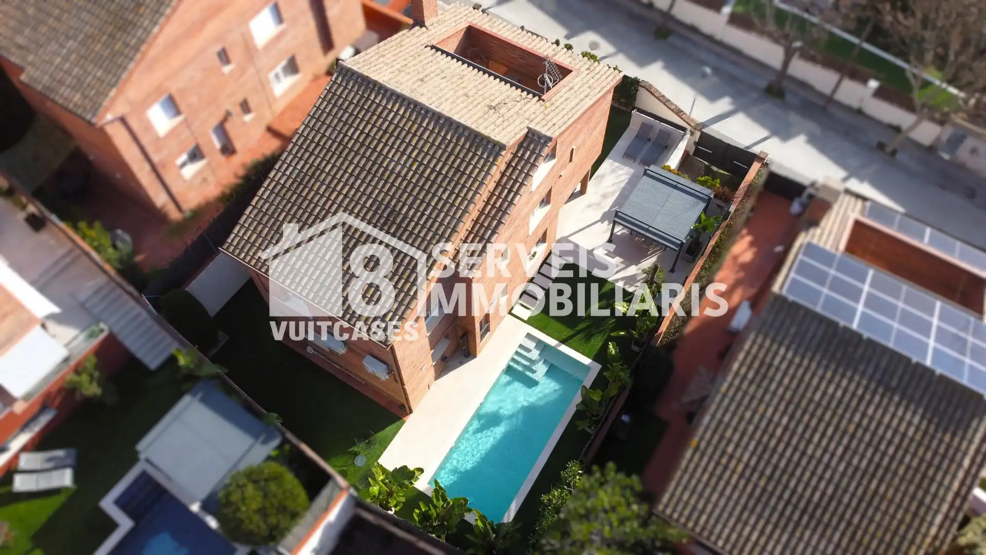 Exterior view of Houses for sale in El Masnou  with Heating, Private garden and Terrace