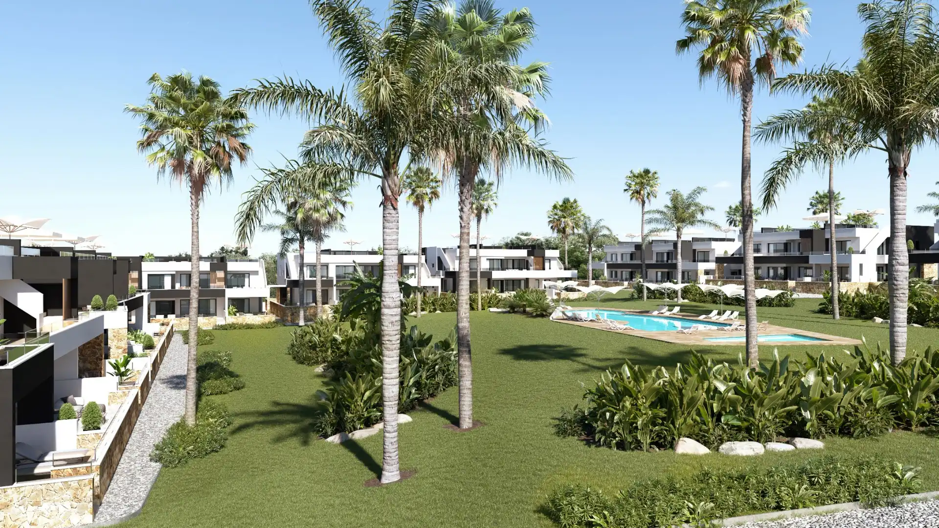 Jardí de Apartament en venda en Rojales amb Aire condicionat, Terrassa i Traster