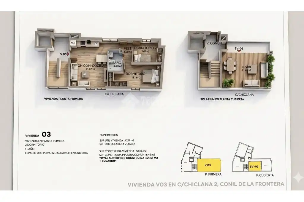 Piso en venta en Conil de la Frontera con Aire acondicionado, Calefacción y Terraza