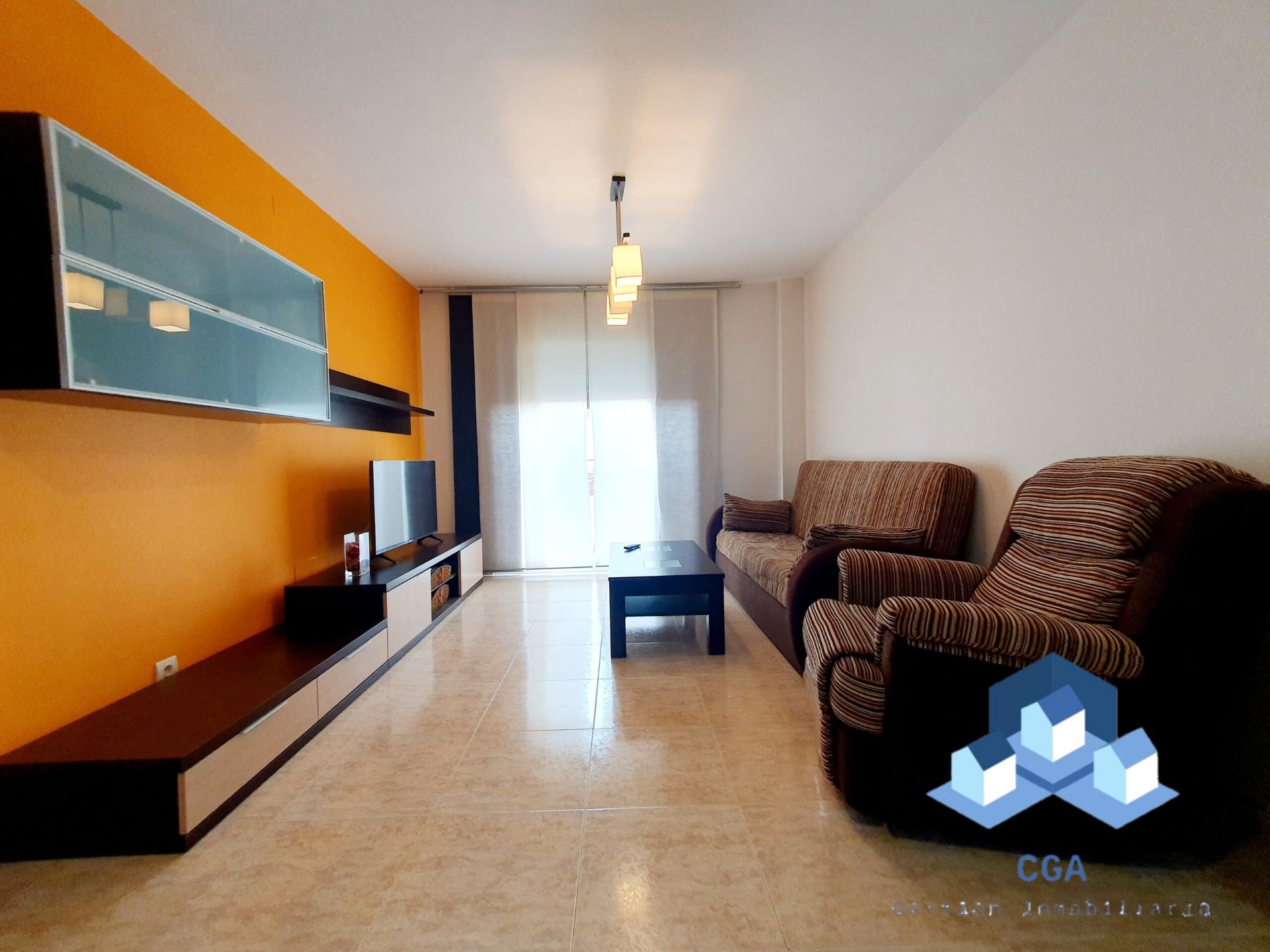 Sala d'estar de Apartament en venda en Lorca amb Aire condicionat i Moblat